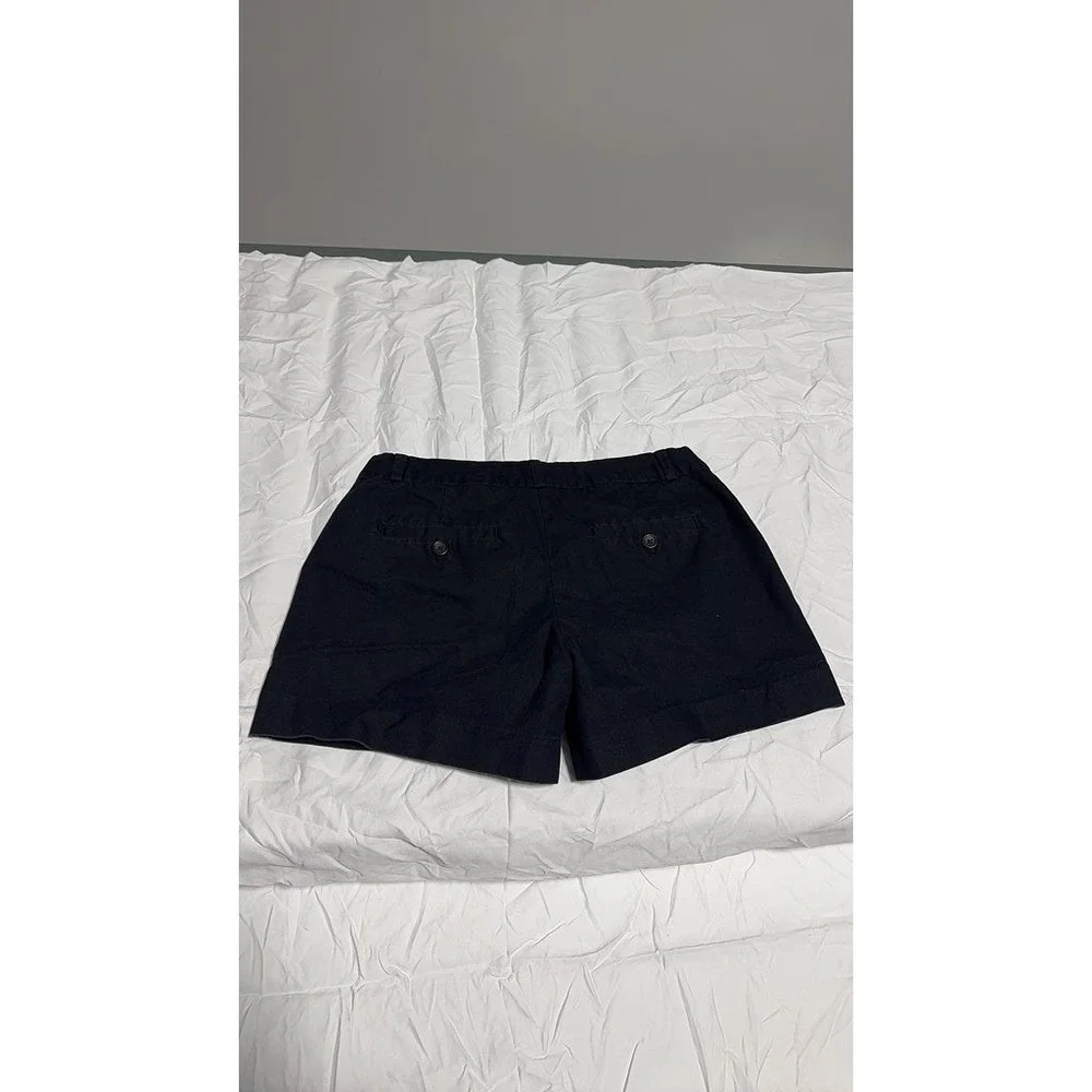 Banana Republic Womens Petite Navy Shorts Size 2P Casual Cotton Summer